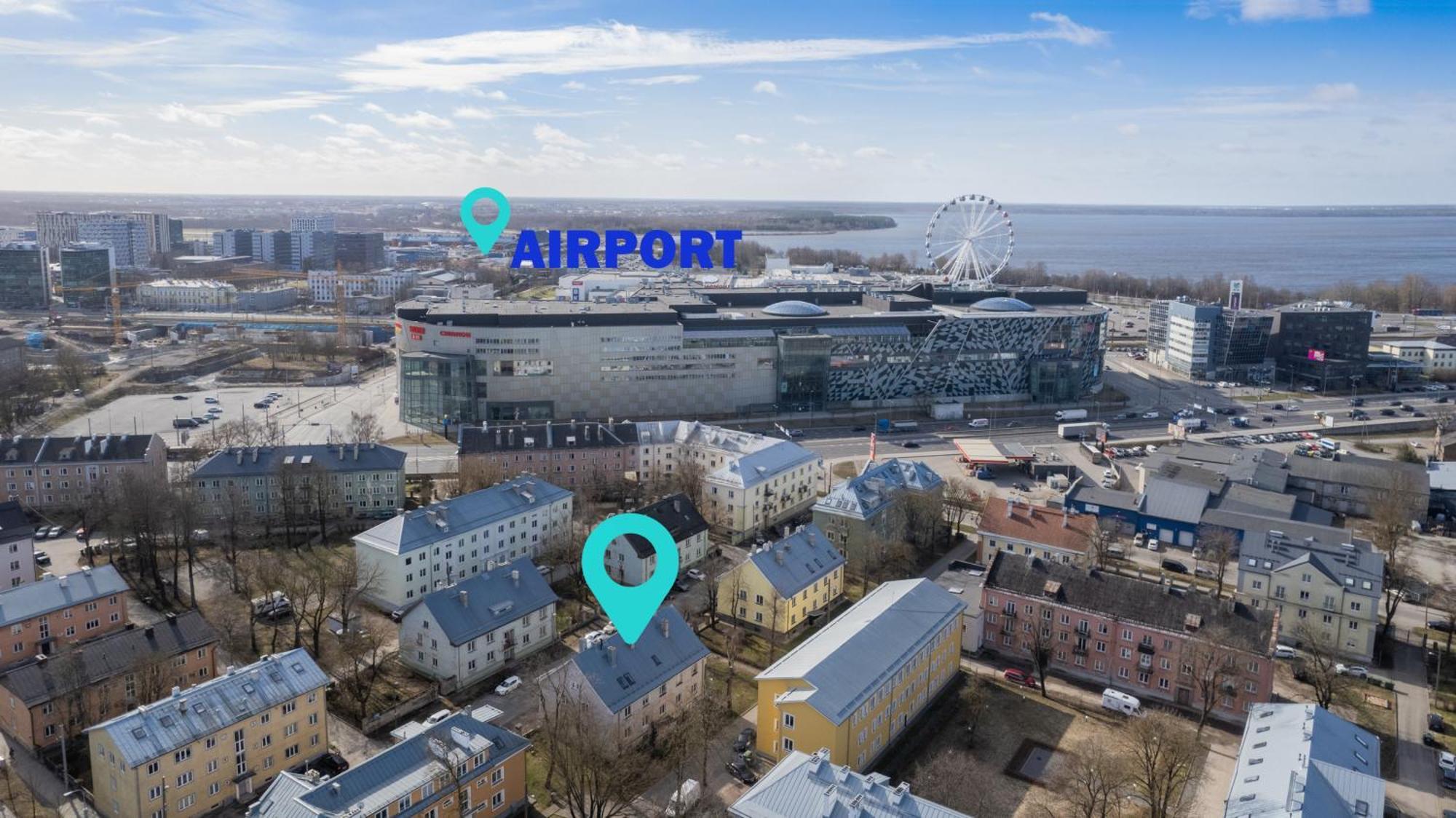 Revalia T1 Airport-Bus Station Studio Exteriér fotografie